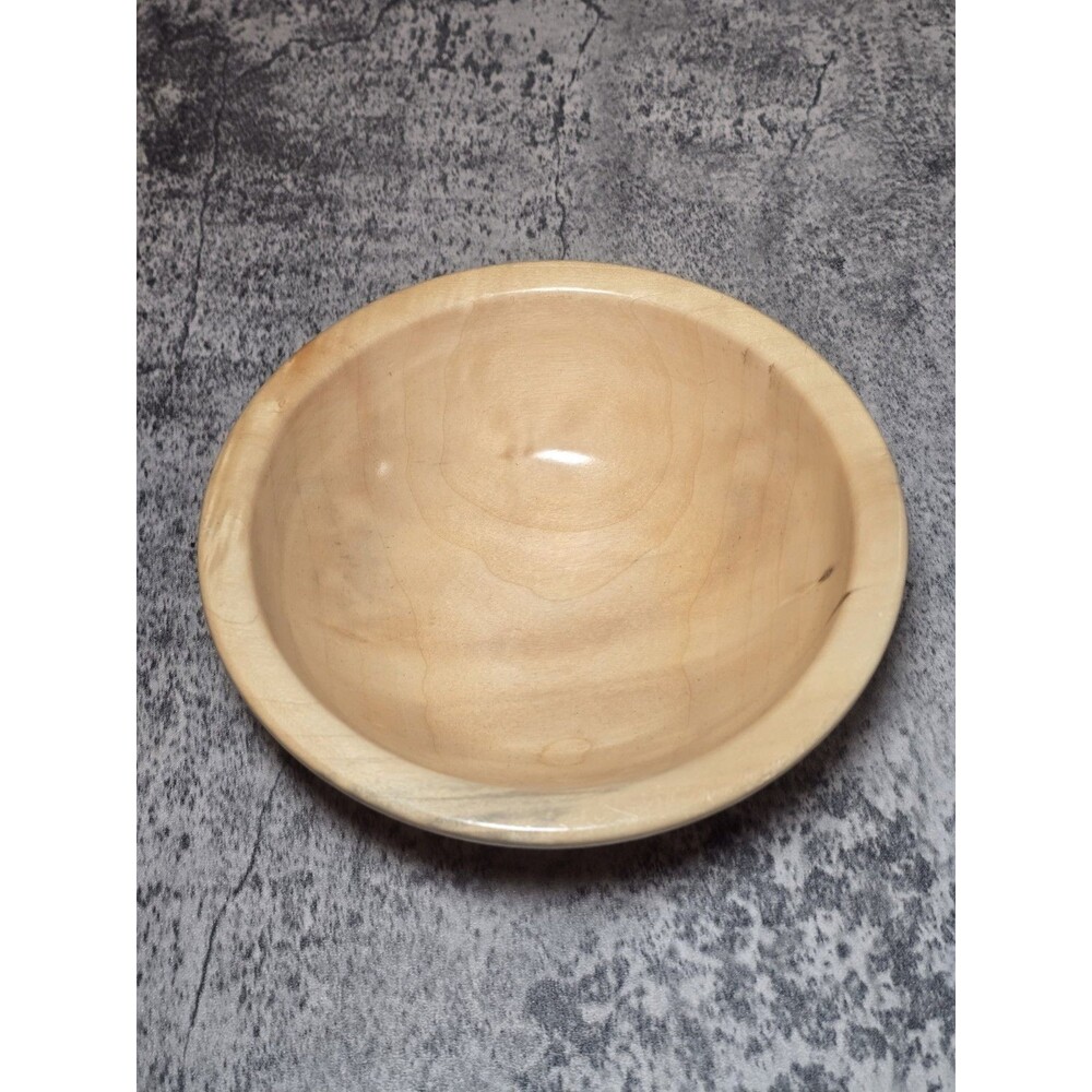 Hand Turned Wood Bowl Pear Handcrafted Food Safe Kitchen Decor Gift Wally W 1959 - Picture 2 of 5